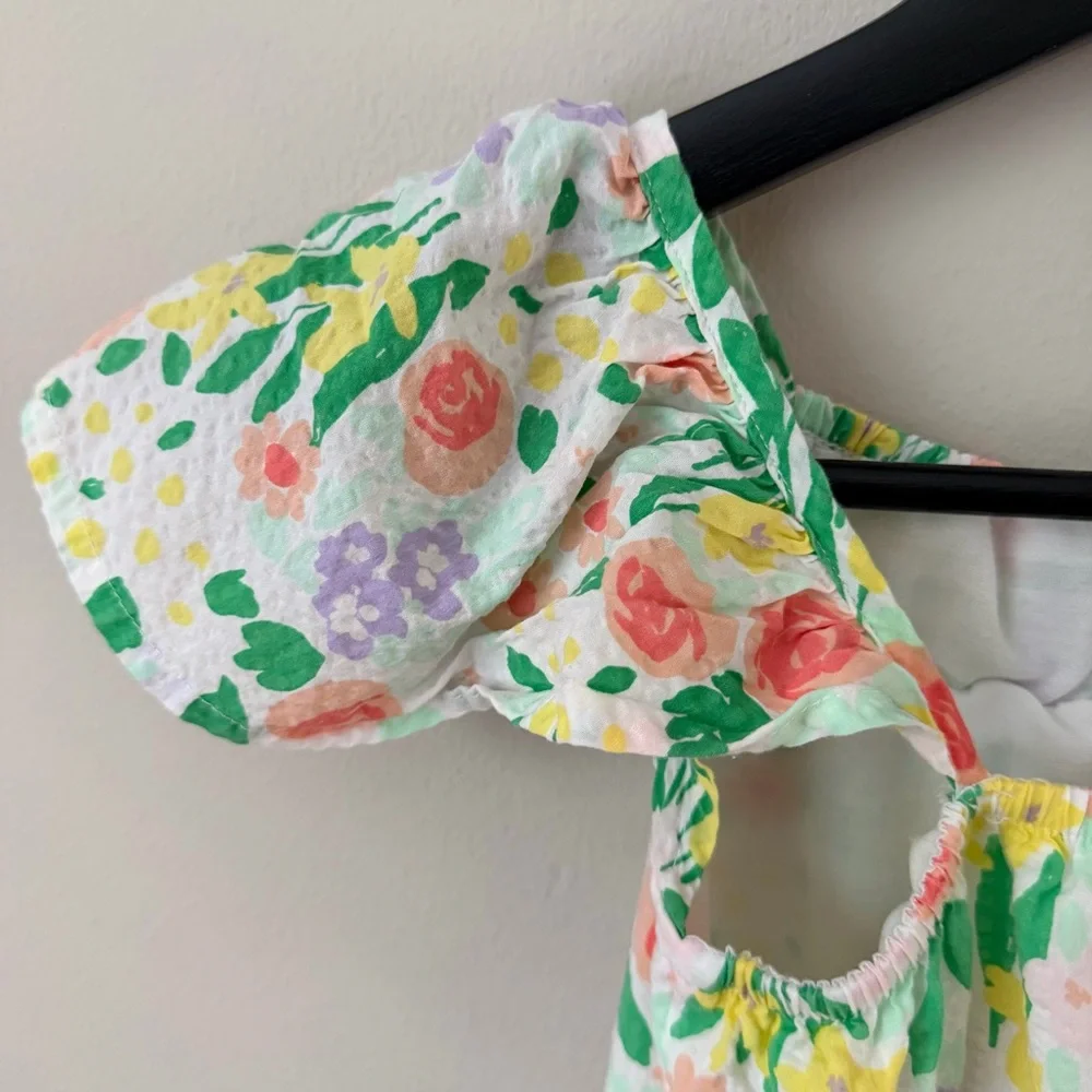 Cat & Jack Floral Kids Dress XS (4/5)